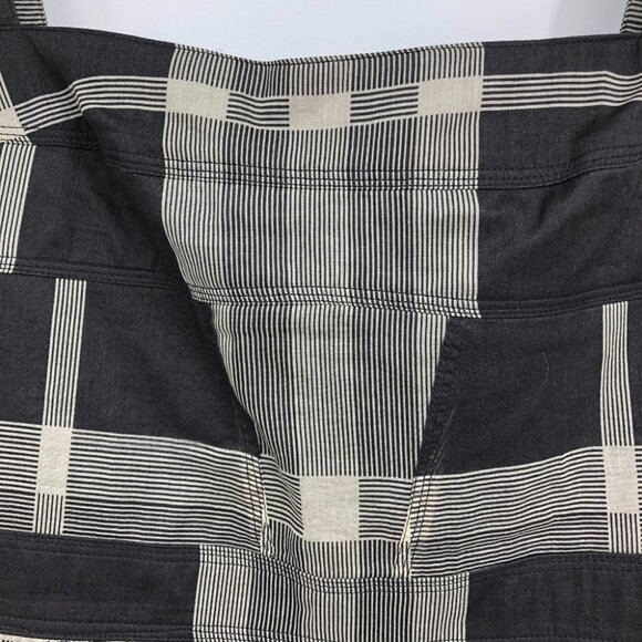 Burberry London Black Grey Plaid Square Neck Knee Lemgth Dress size 6 - Picture 11 of 15